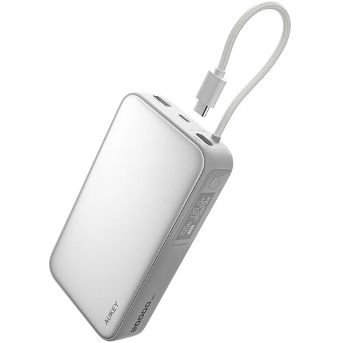 Aukey PB-Y48 130W Spark Sling 20000mAh Power Bank With Built in USB C Cable
