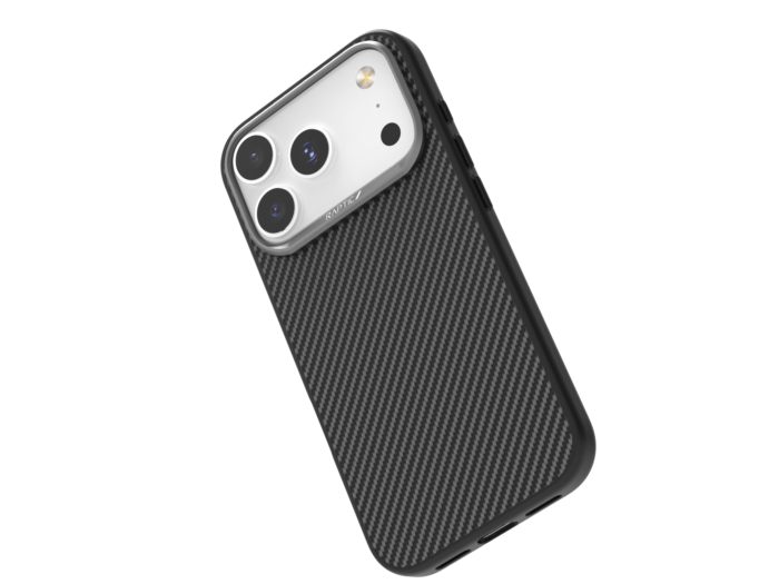 Raptic Aramid Fiber Dual Case with Magsafe for iPhone 17 Pro Series - 600D - Black