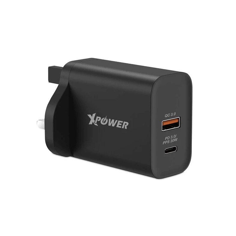 XPower A2009-02 30W PD Charger - Black - Oribags