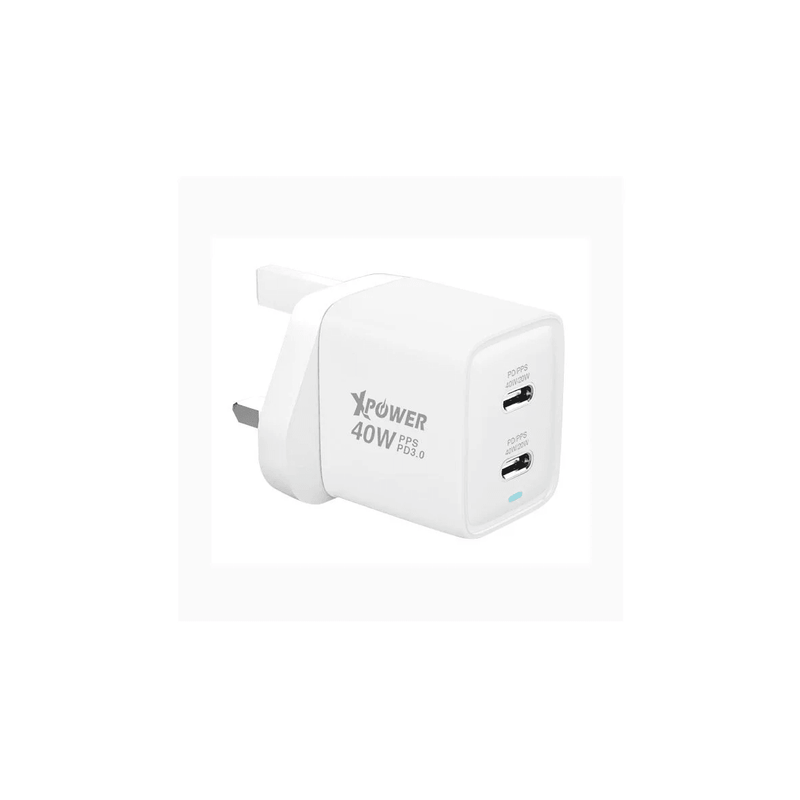 XPower GW40 40W PD/PPS Mini GaN Charger - White - Oribags