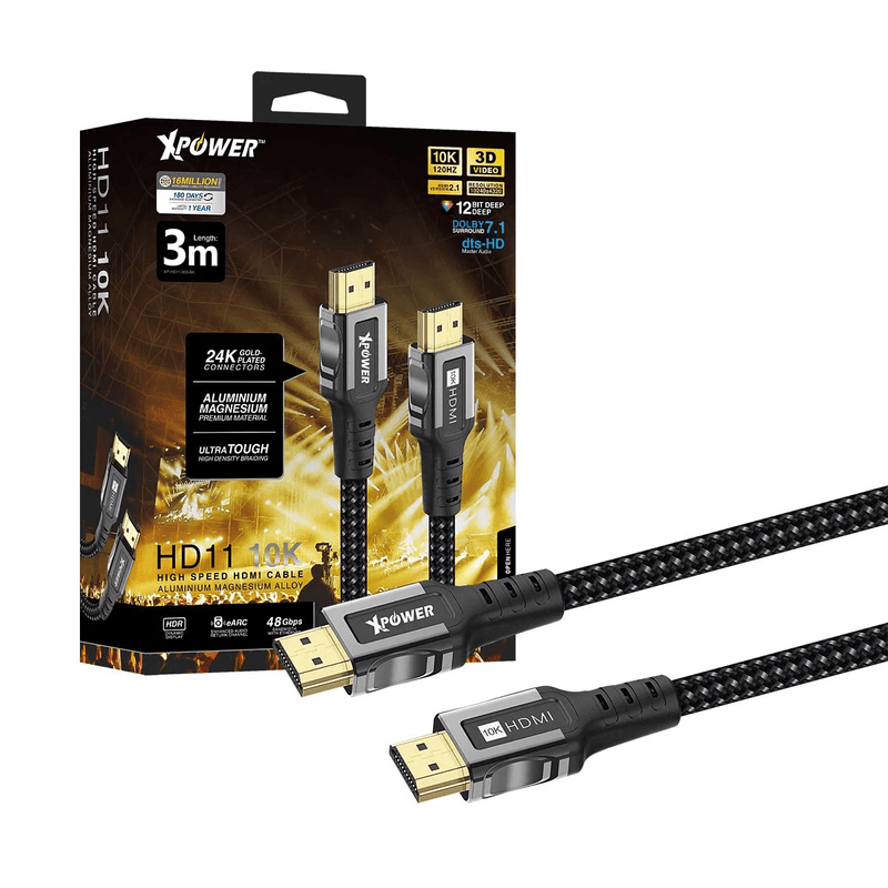 XPower HD11 10K Aluminium Magnesium HDMI Cable - Oribags