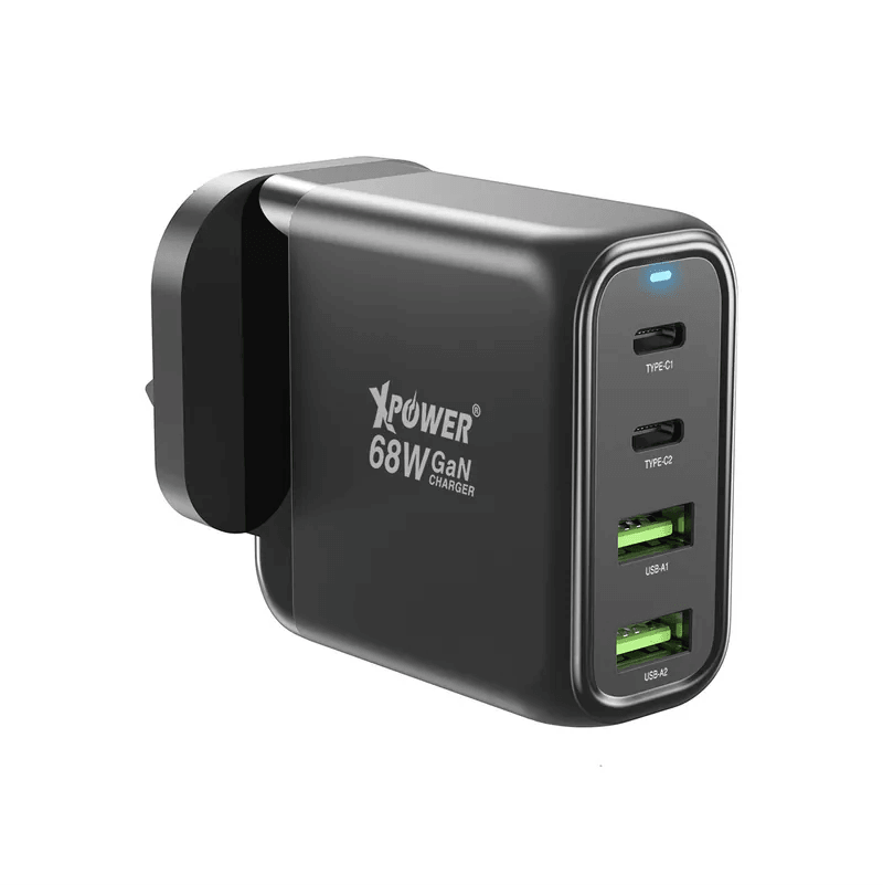 XPower Wall Charger 68W PD/PPS Mini GaN GW68 - Black - Oribags