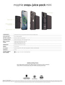 Mophie Snap+ Juice Pack Mini 5000mAh - Black