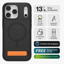 ZAGG Sedona Snap with Kickstand + Camera Control Button MagSafe Case for iPhone 17 Pro Max