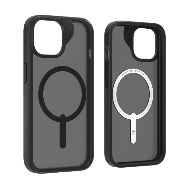 ZAGG Hampton Snap Case For IPhone 15 series - Smoke - Oribags