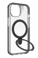 ZAGG Santa Cruz Snap Ring Stand Case For IPhone 15 series - Black - Oribags