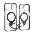 ZAGG Santa Cruz Snap Ring Stand Case For IPhone 15 series - Black - Oribags