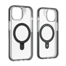 ZAGG Santa Cruz Snap Ring Stand Case For IPhone 15 series - Black - Oribags