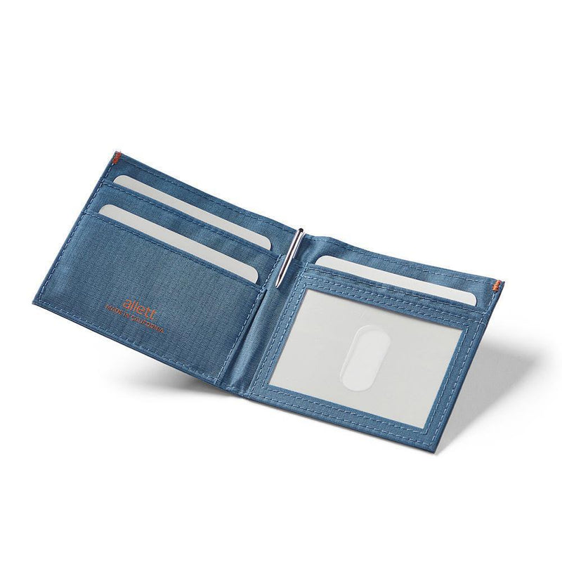 Allett ID Wallet RFID Protection Nylon Edition - Indigo Blue - Oribags.com