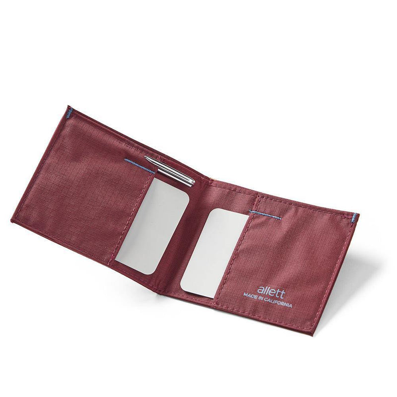 Allett Sport Wallet RFID Protection Nylon Edition - Mulberry - Oribags.com