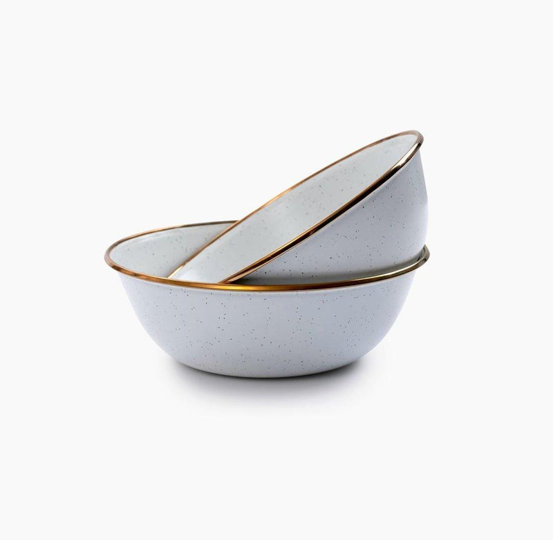 Barebones Enamel Bowl - Set of 2 - Oribags.com