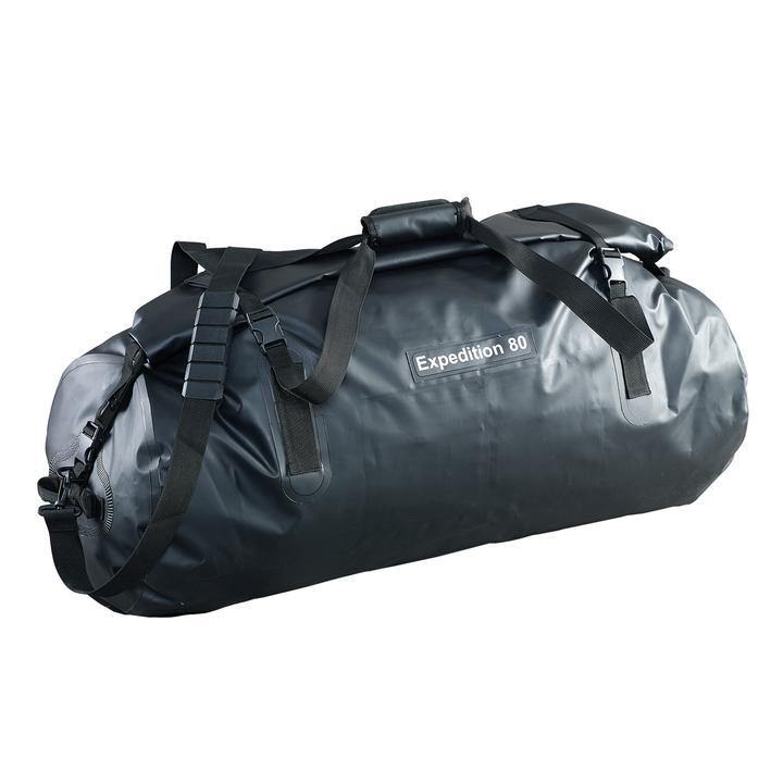 Caribee Expedition 80L Waterproof Duffel Bag - Black - Oribags.com