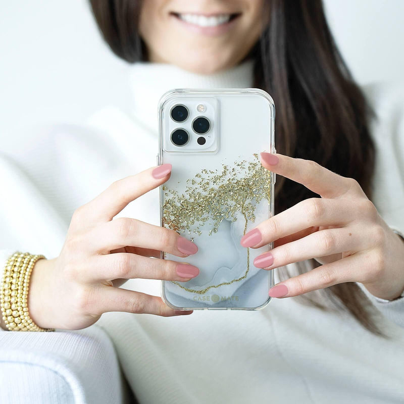 Casemate Karat iPhone 13 Pro (6.1") case - Marble w/ Antimicrobial - Oribags.com