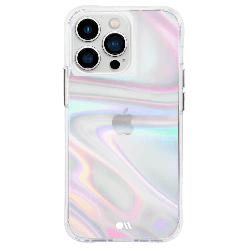Casemate Soap Bubble iPhone 13 Pro (6.1") case - Iridescent w/ Antimicrobial - Oribags.com