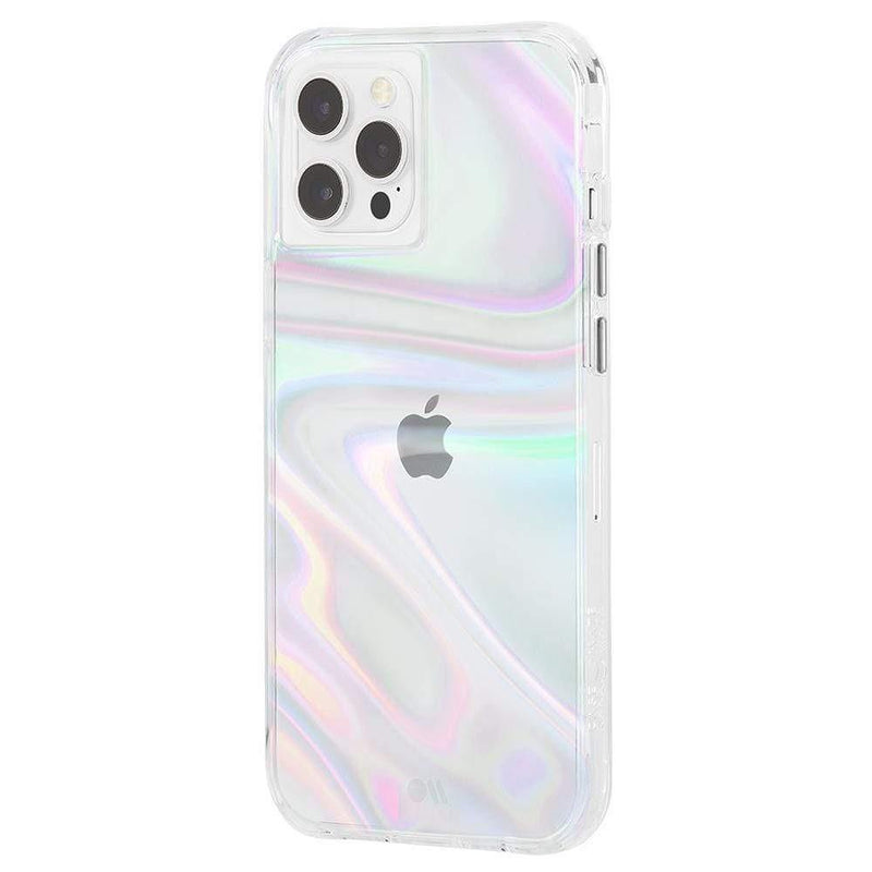 Casemate Soap Bubble iPhone 13 Pro (6.1") case - Iridescent w/ Antimicrobial - Oribags.com