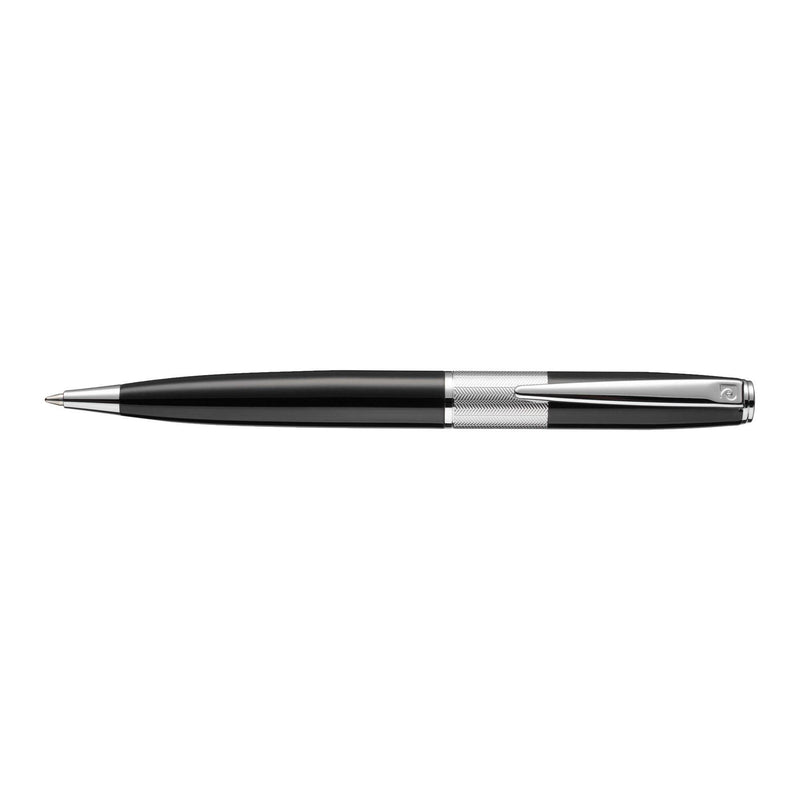(Clearance) Pierre Cardin Rex Ball Pen - Chrome Black - Oribags.com