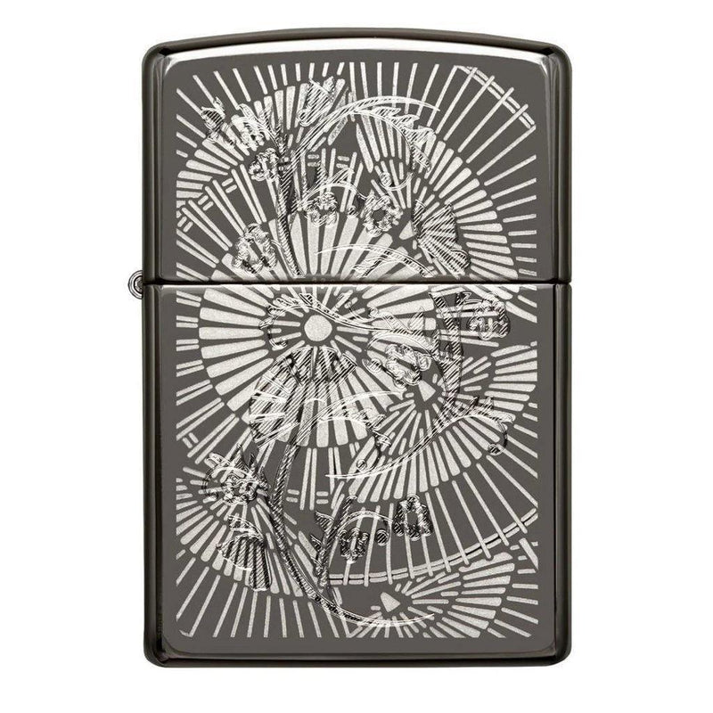 (Clearance) Zippo Asian Floral Windproof Lighter (29421) - Oribags.com
