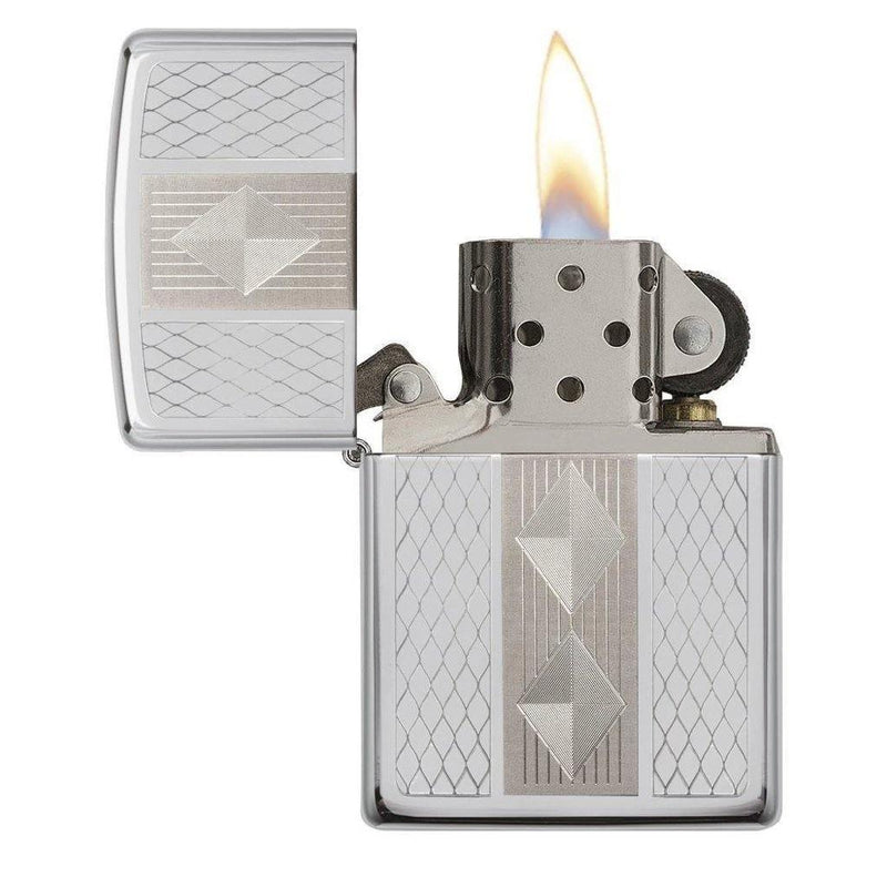 (Clearance) Zippo Diamond Grill Windproof Lighter (29424) - Oribags.com
