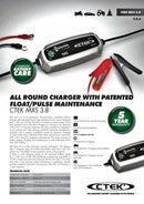 Ctek MXS 3.8 UK 12V Battery Charger - Oribags.com