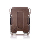 Dango Products M2 Maverick Wallet Hand Polished Nickel Plated Single Pocket Leather - Oribags.com