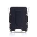 Dango Products M2 Maverick Wallet Hand Polished Nickel Plated Single Pocket Leather - Oribags.com