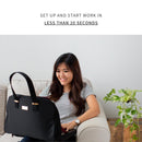 Dazz On the Move Workstation Laptop Tote Handbag - Oribags.com