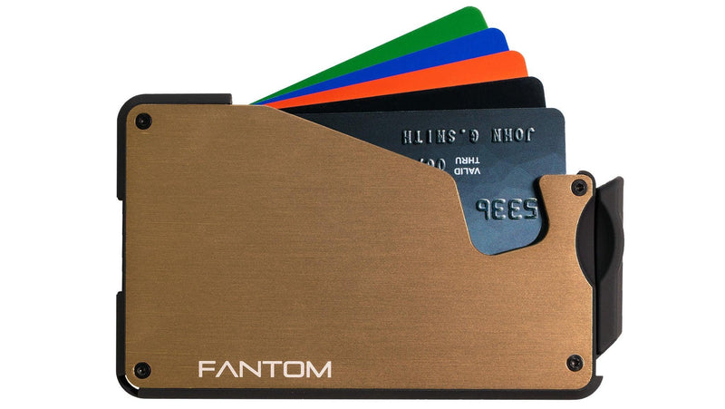Fantom S - Aluminum Minimalist Wallet with Coin Holder - Oribags.com