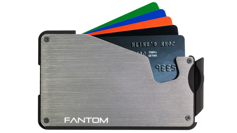 Fantom S - Aluminum Minimalist Wallet with Coin Holder - Oribags.com