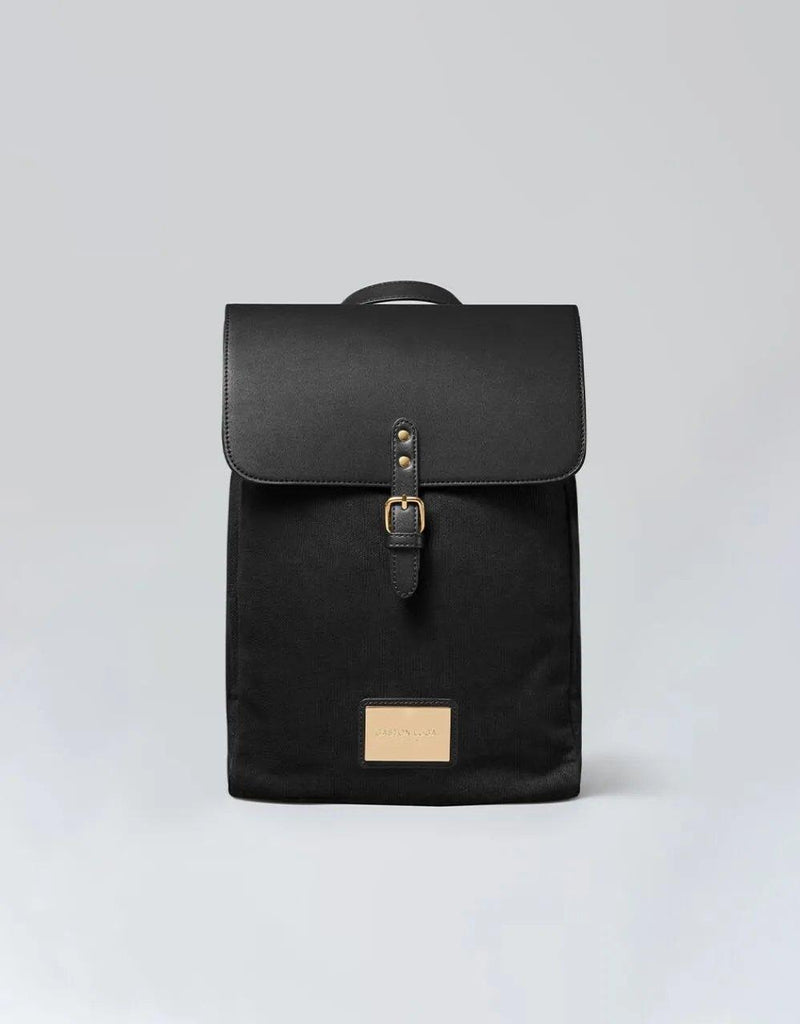Gaston Luga Backpack Clässy - Black/Black - Oribags.com