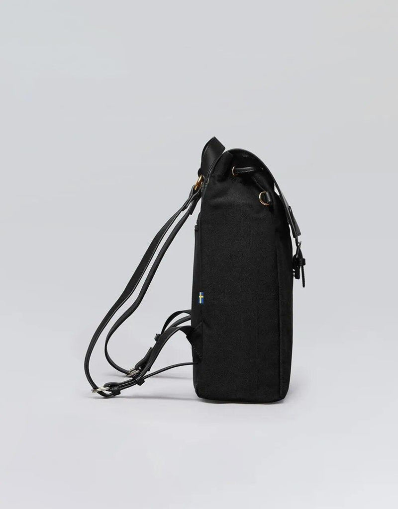 Gaston Luga Backpack Clässy - Black/Black - Oribags.com