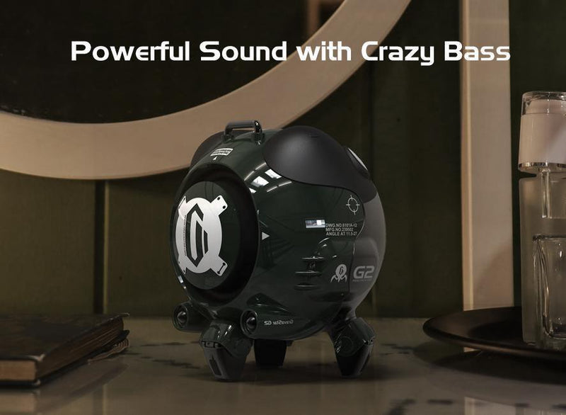 GravaStar G2 Venus Mini Portable Bluetooth True Wireless Speaker - Flare Red - Oribags.com