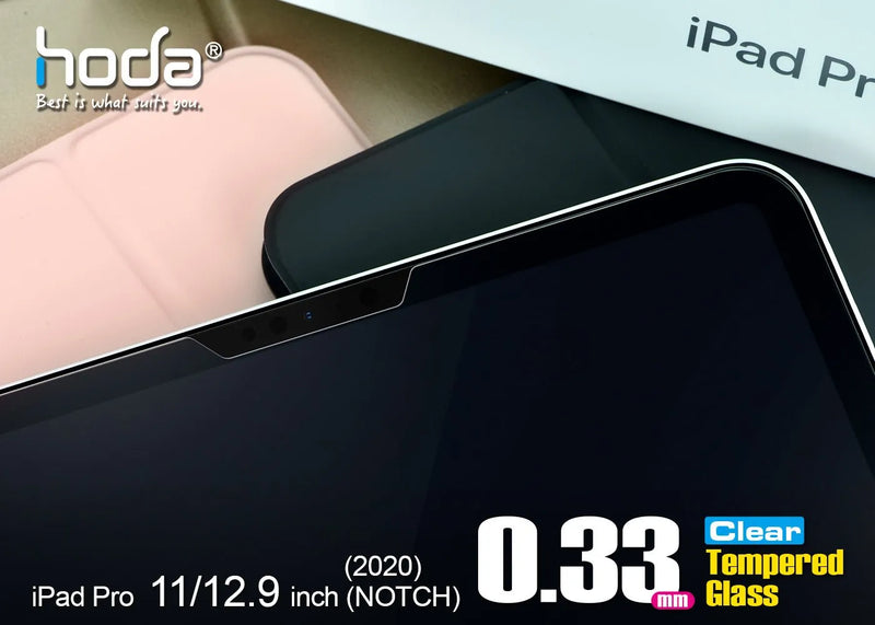 Hoda 0.33mm Clear Tempered Glass Screen Protector for iPad - Oribags.com