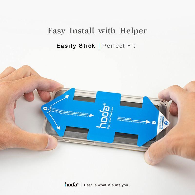 Hoda 2.5D 0.33mm Full Coverage Tempered Glass iPhone 13 Series w/Helper - Matte - Oribags.com