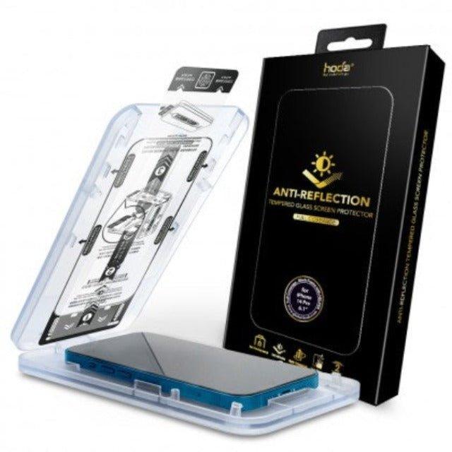 Hoda Anti-Reflection Full Coverage Tempered Glass Screen Protector For IPhone 14 series - With Dust-Free Helper - Oribags.com