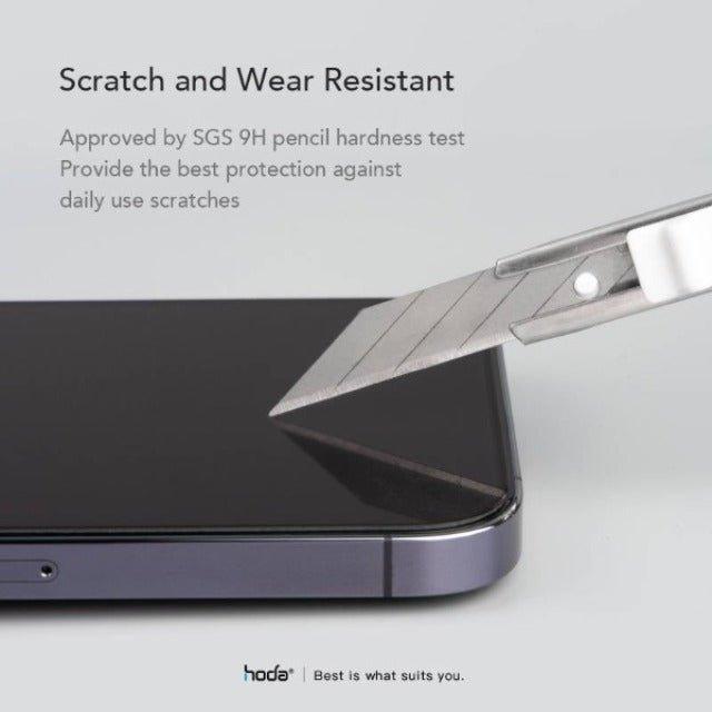 Hoda Anti-Reflection Full Coverage Tempered Glass Screen Protector For IPhone 14 series - With Dust-Free Helper - Oribags.com