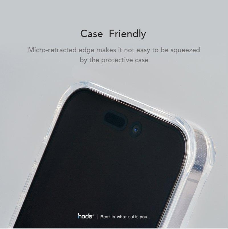 Hoda Clear Glass Screen Protector with Dust-Free Helper for iPhone 14 Series - Oribags.com