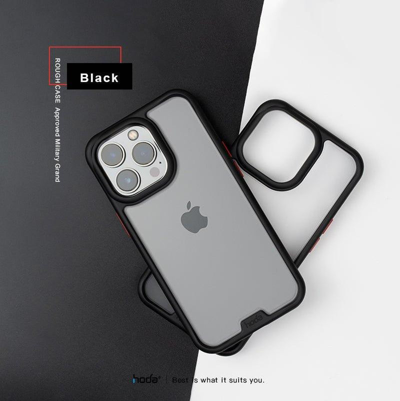 Hoda Rough Case Military Standard for iPhone 13 Series - Black - Oribags.com