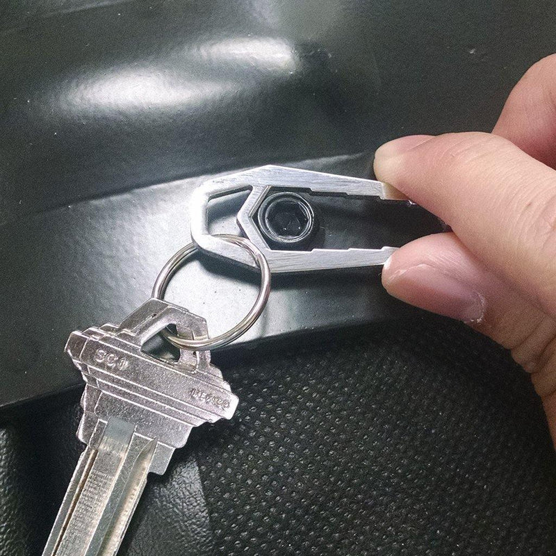 KeySmart Nano Wrench Stainless Steel ( Fits All KeySmart Key Holders ) - Oribags.com
