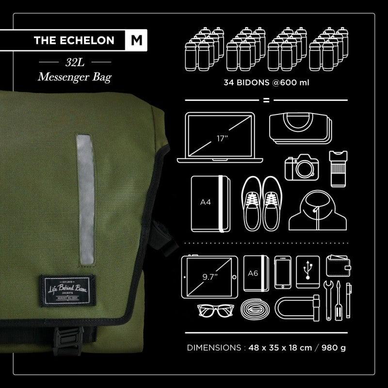 The Echelon (M) 32L Messenger - Oribags