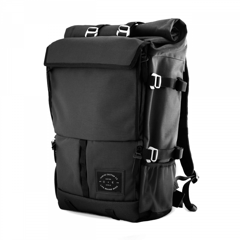 The Peloton Asphalt Rolltop Backpack - Oribags