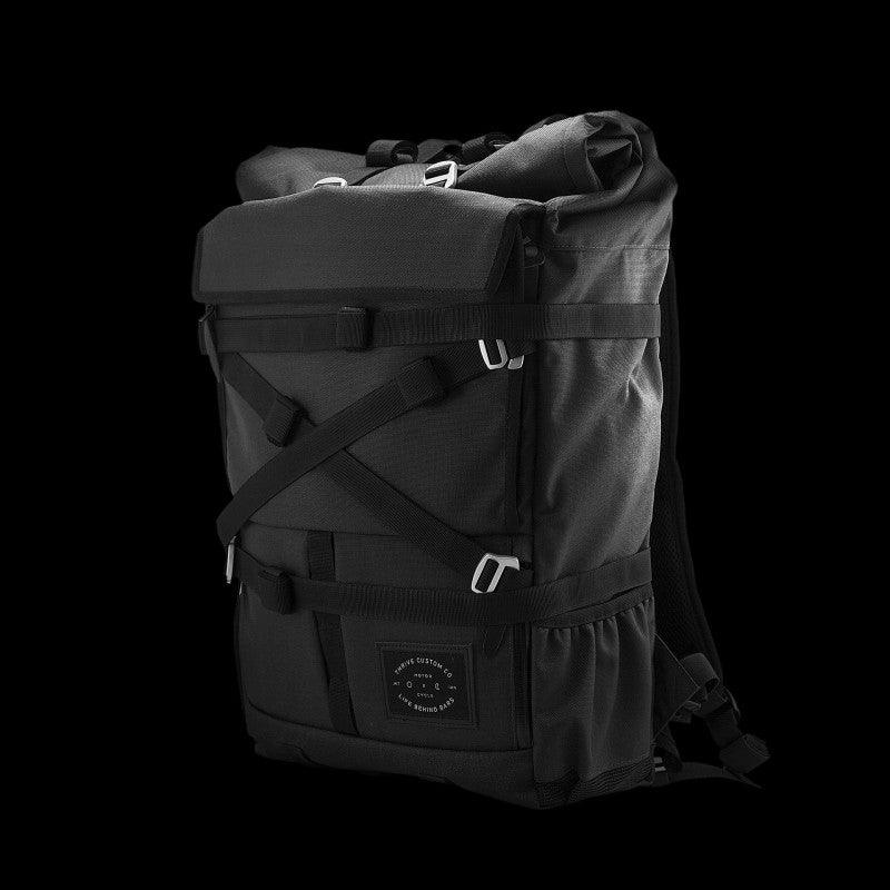 The Peloton Asphalt Rolltop Backpack - Oribags