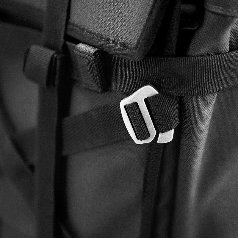 The Peloton Asphalt Rolltop Backpack - Oribags