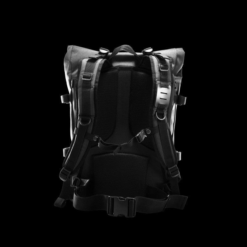 The Peloton Asphalt Rolltop Backpack - Oribags