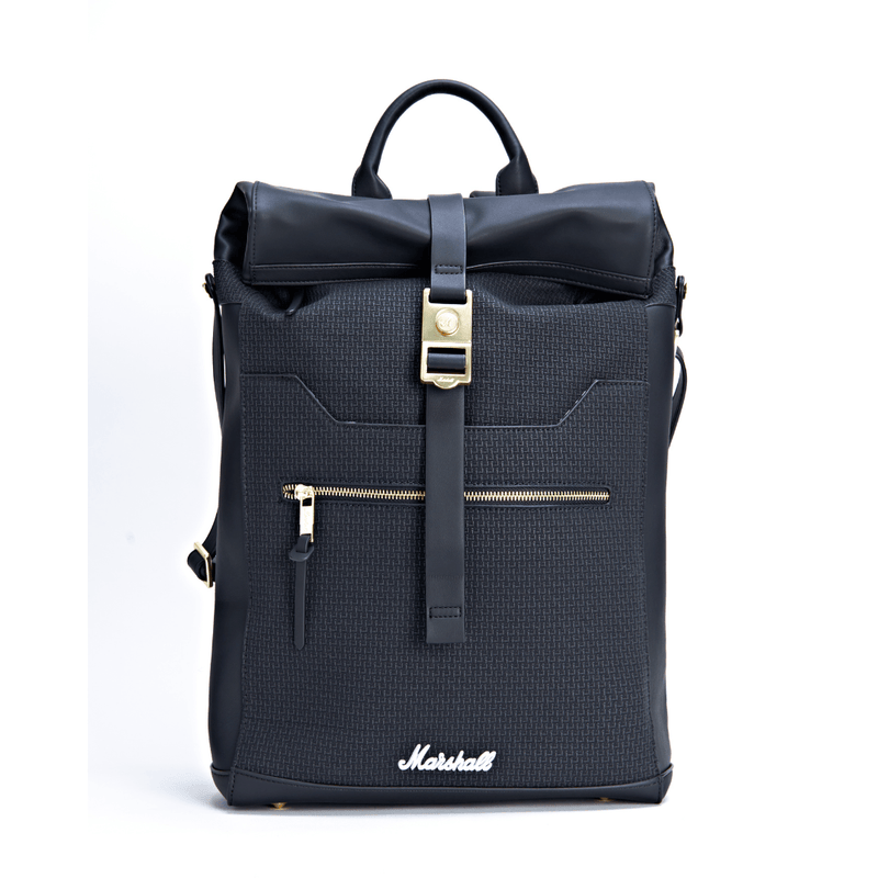 Marshall Downtown Roll Top - Black/Gold - Oribags