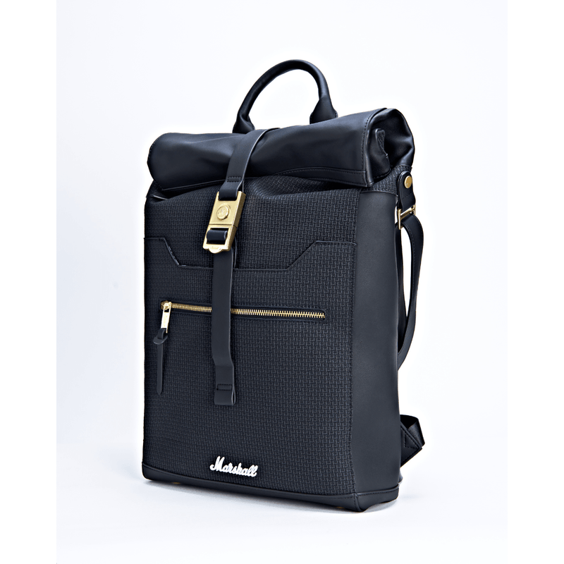 Marshall Downtown Roll Top - Black/Gold - Oribags