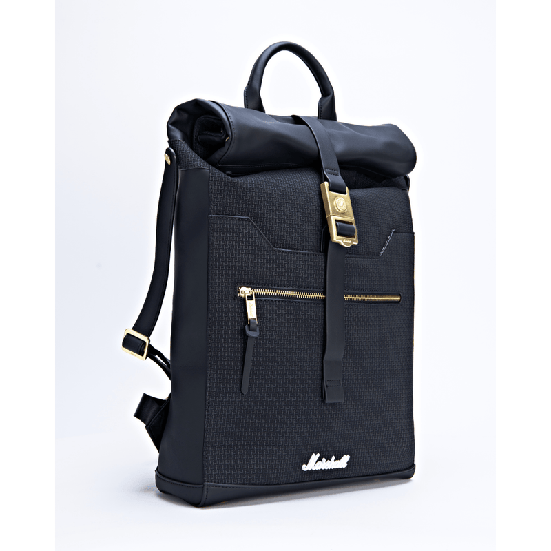 Marshall Downtown Roll Top - Black/Gold - Oribags