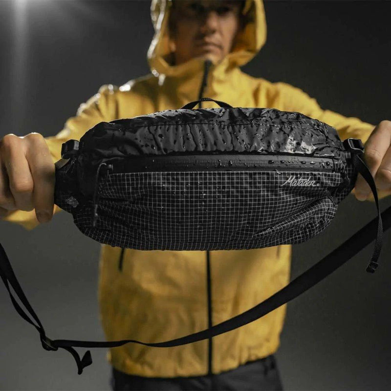 Matador Freerain Waterproof Packable Hip Pack - Black - Oribags.com