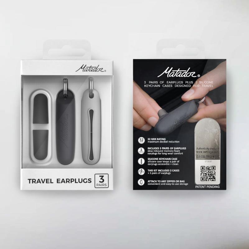 Matador Travel Earplugs Kit (3 Pairs) - Oribags.com