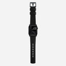 Nomad Modern Active Strap Pro for All Apple Watch Series ( 44mm / 42 mm) - Black Strap + Black Hardware - Oribags.com