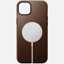 Nomad Modern Leather Case compatible for iPhone 14 series - Rustic Brown - Oribags.com